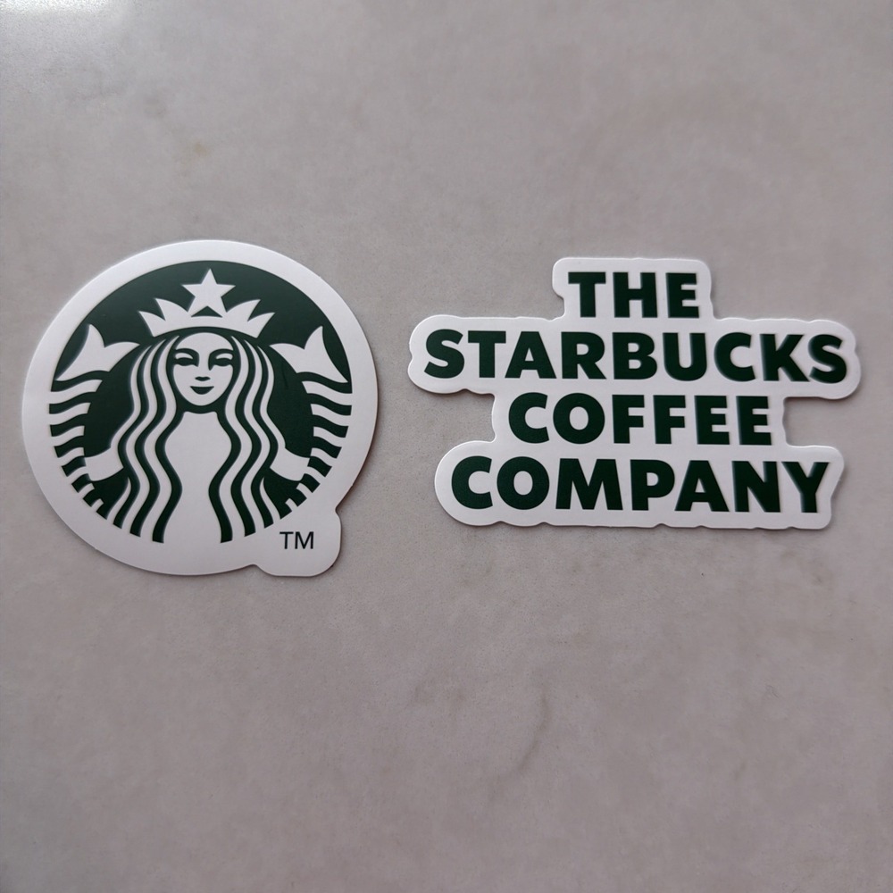 Lot 2- Authentic Starbucks Stickers Decals‎ From Exclusive Starbucks Reserve